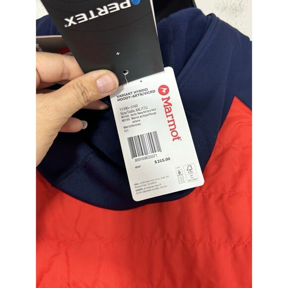 MARMOT Mens 2XL Jacket Variant Hybrid Hoody Hiking Outdoor Performance NWT - Picture 12 of 16